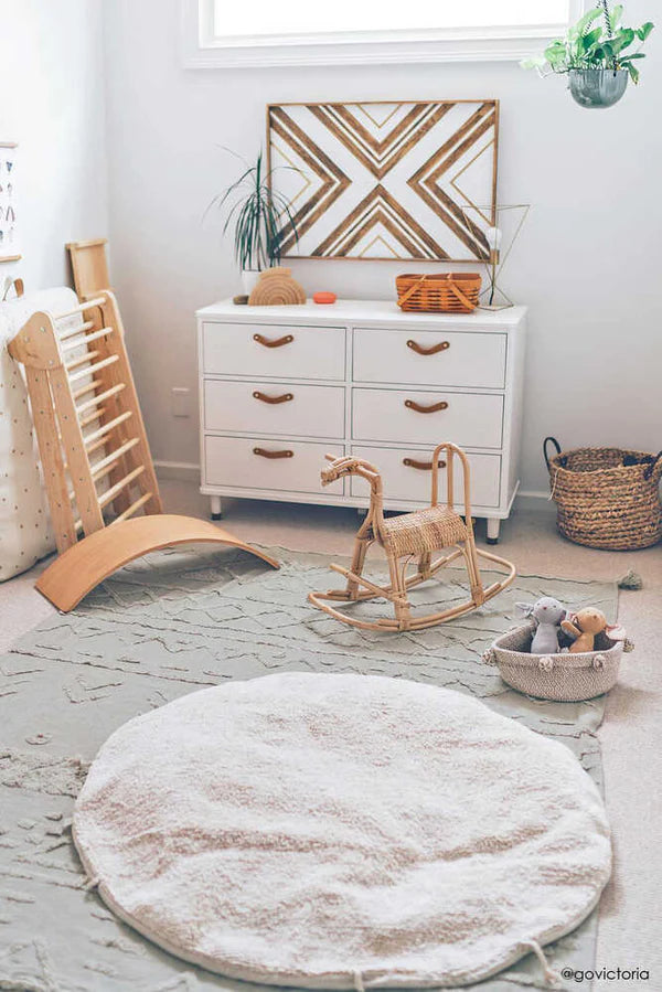 SLEEPOVER POUF LOU NATURAL Little Wonder & Co