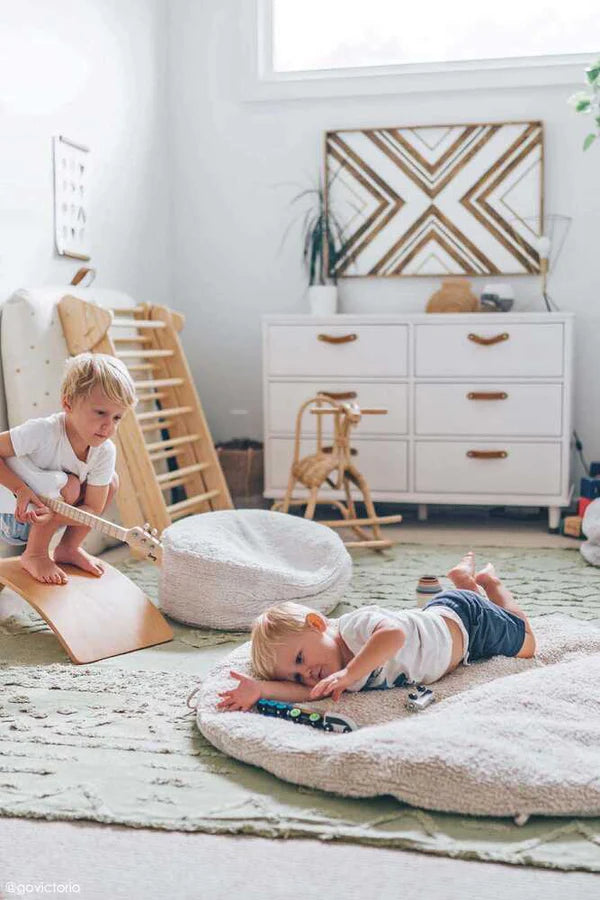 SLEEPOVER POUF LOU NATURAL Little Wonder & Co
