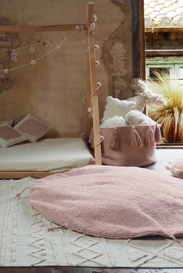 SLEEPOVER POUF LOU VINTAGE NUDE Little Wonder & Co