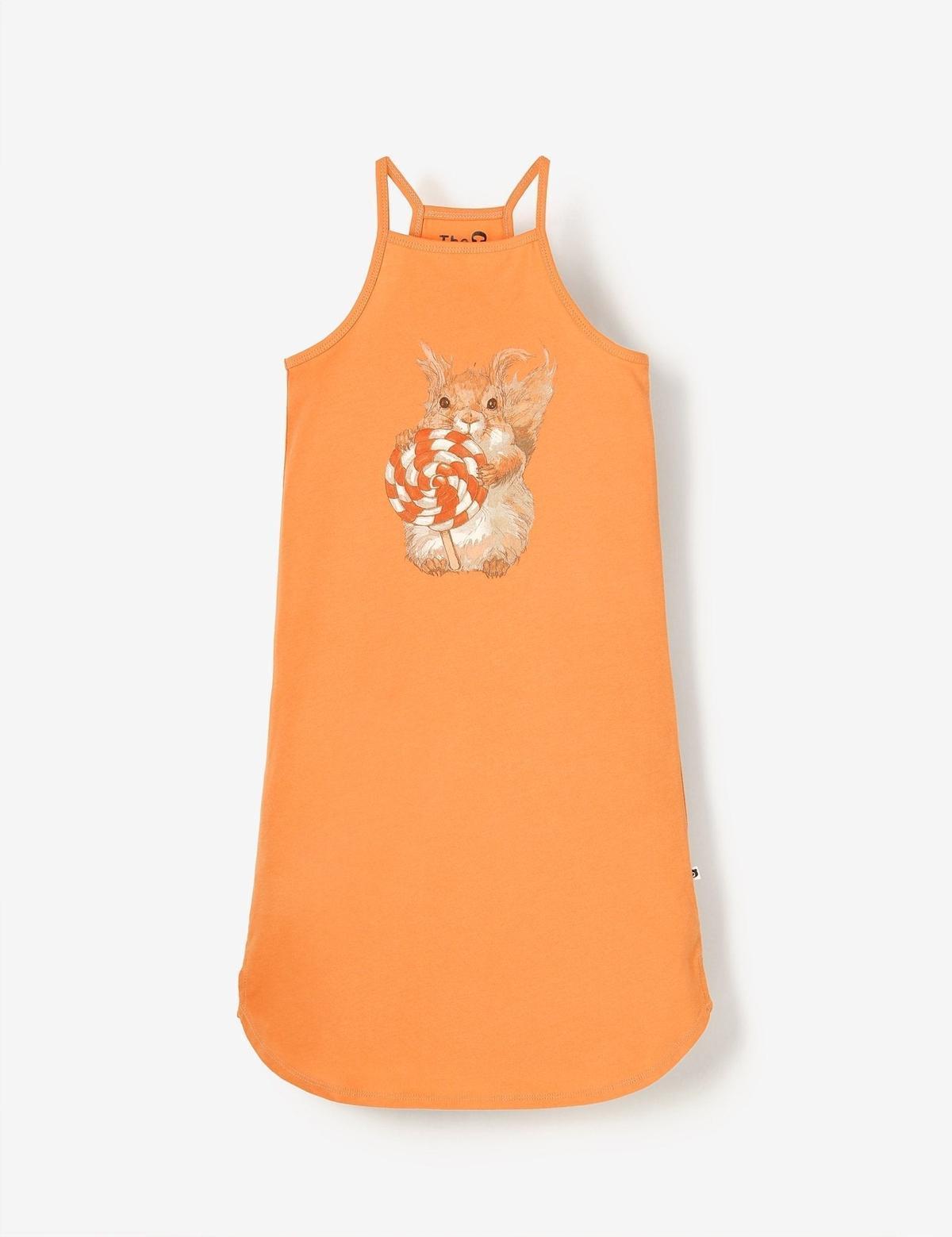 Organic Cami Midi Dress - Lolly Squirrel