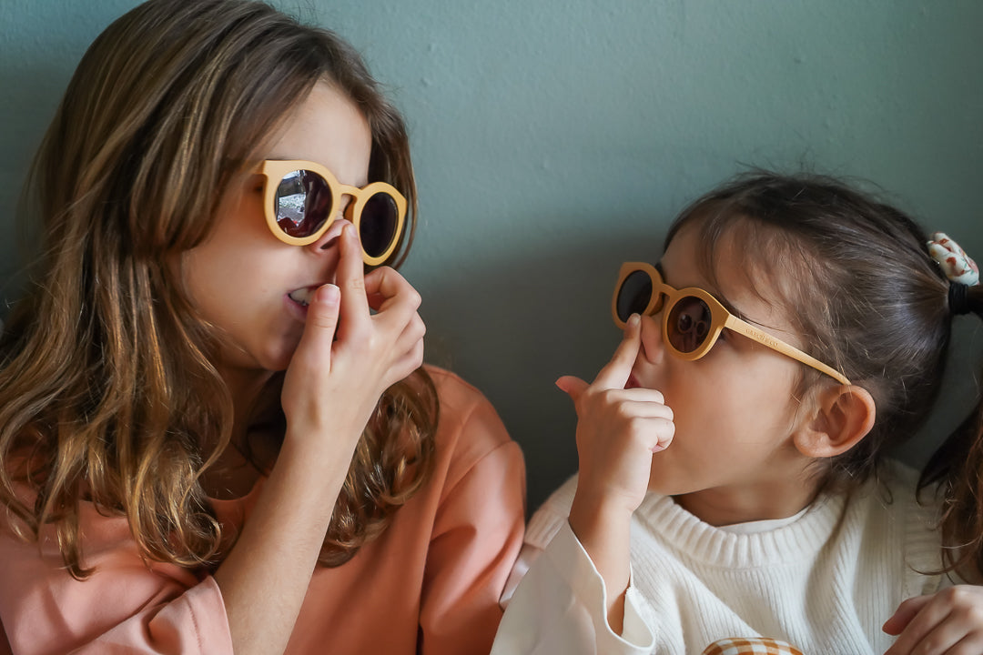 Classic | Sustainable Sunglasses | Plant-Based Bendable Polarized - Child | 3-8 Y | Ivory Tortoise