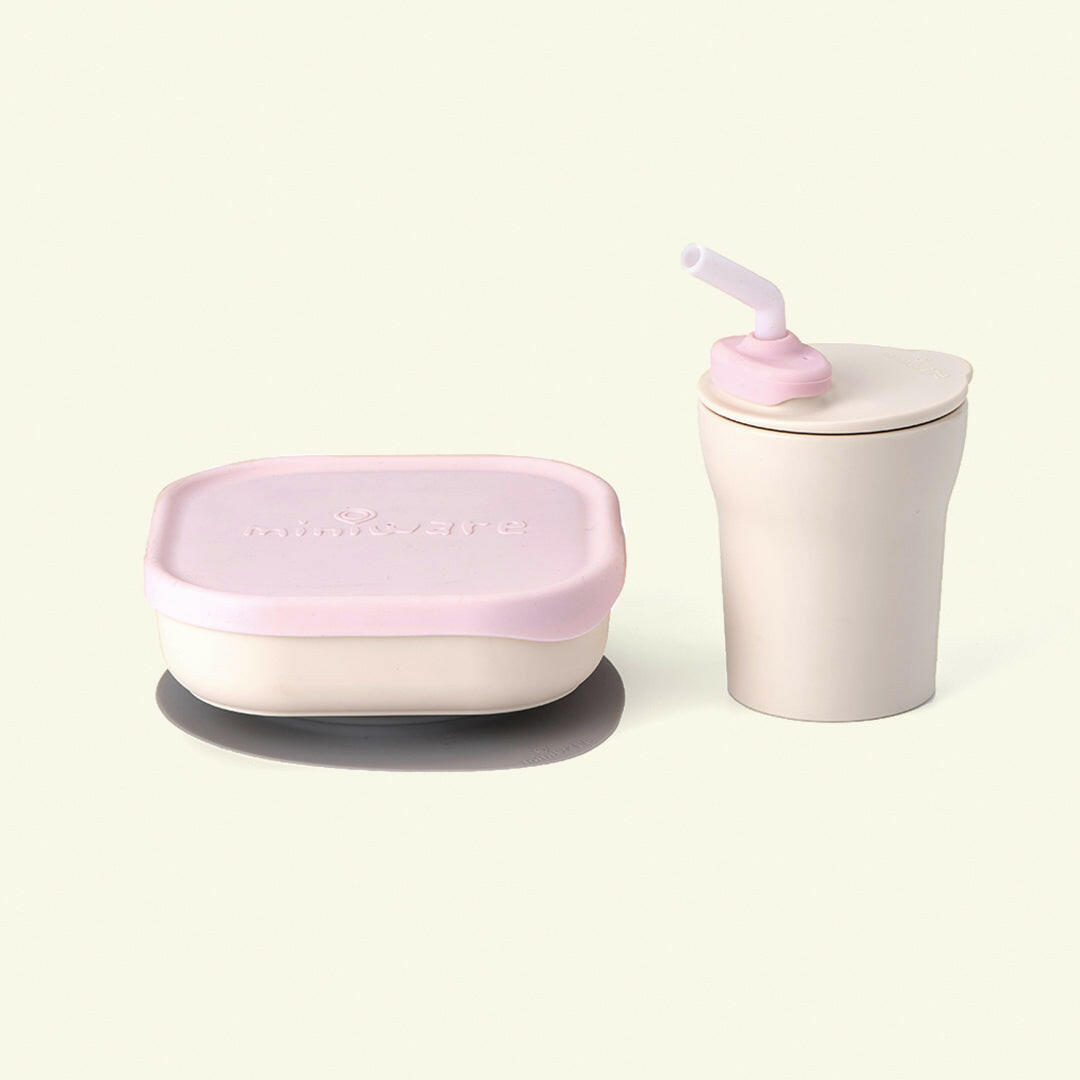 Sip & Snack Vanilla + Cotton Candy Miniware