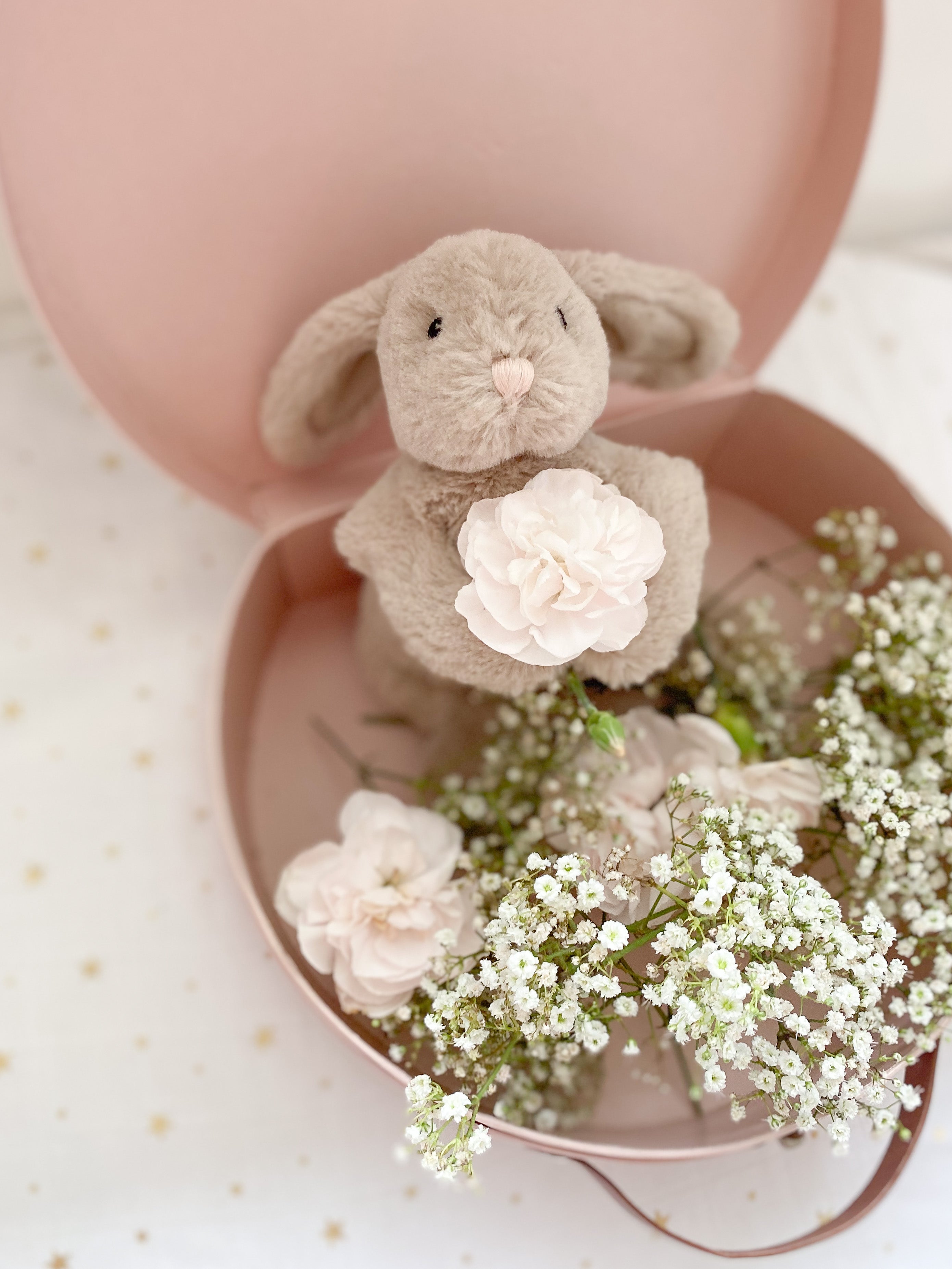 3 Assorted Button Bunnies
