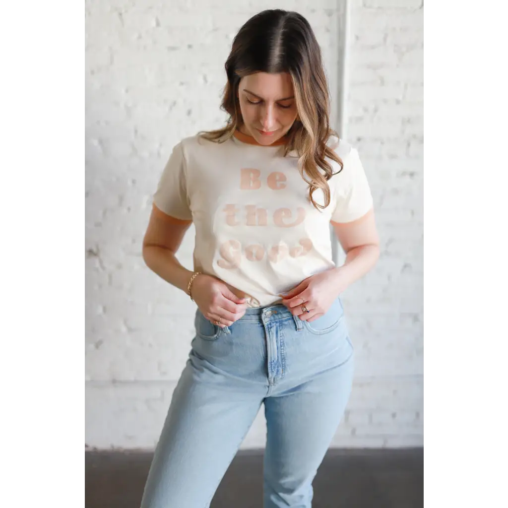 Be the Good Retro Ringer Tee
