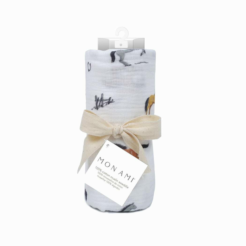 Chantilly Muslin Swaddle Blanket Swaddle blanket MON AMI