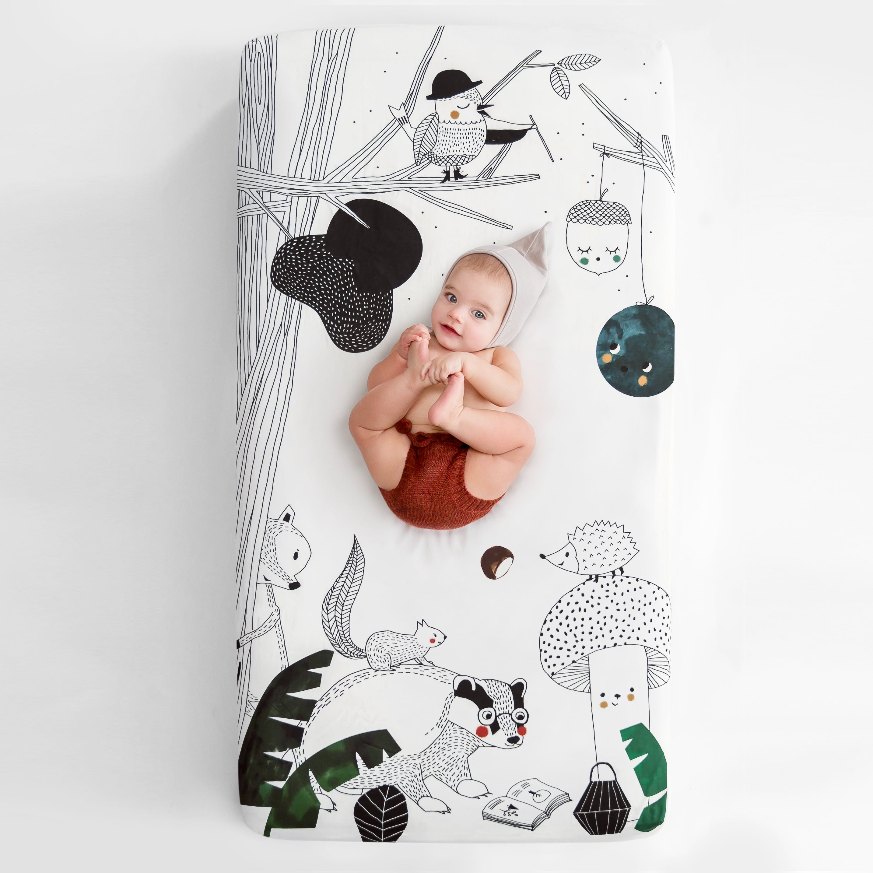 Woodland Dreams Standard Size Crib Sheet Crib sheets Rookie Humans