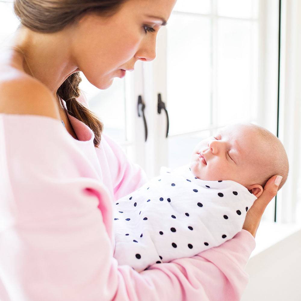 Muslin Swaddle Blanket Set Oh So Soft Saguaro + Dottie Swaddle Blanket Bebe au Lait