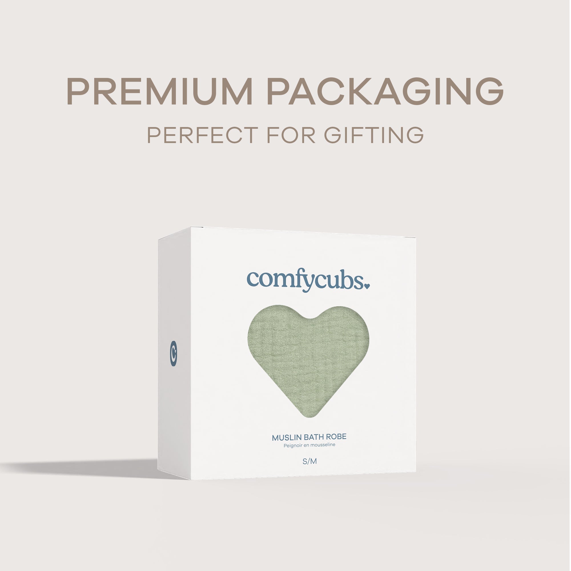 Muslin Bathrobe in Sage