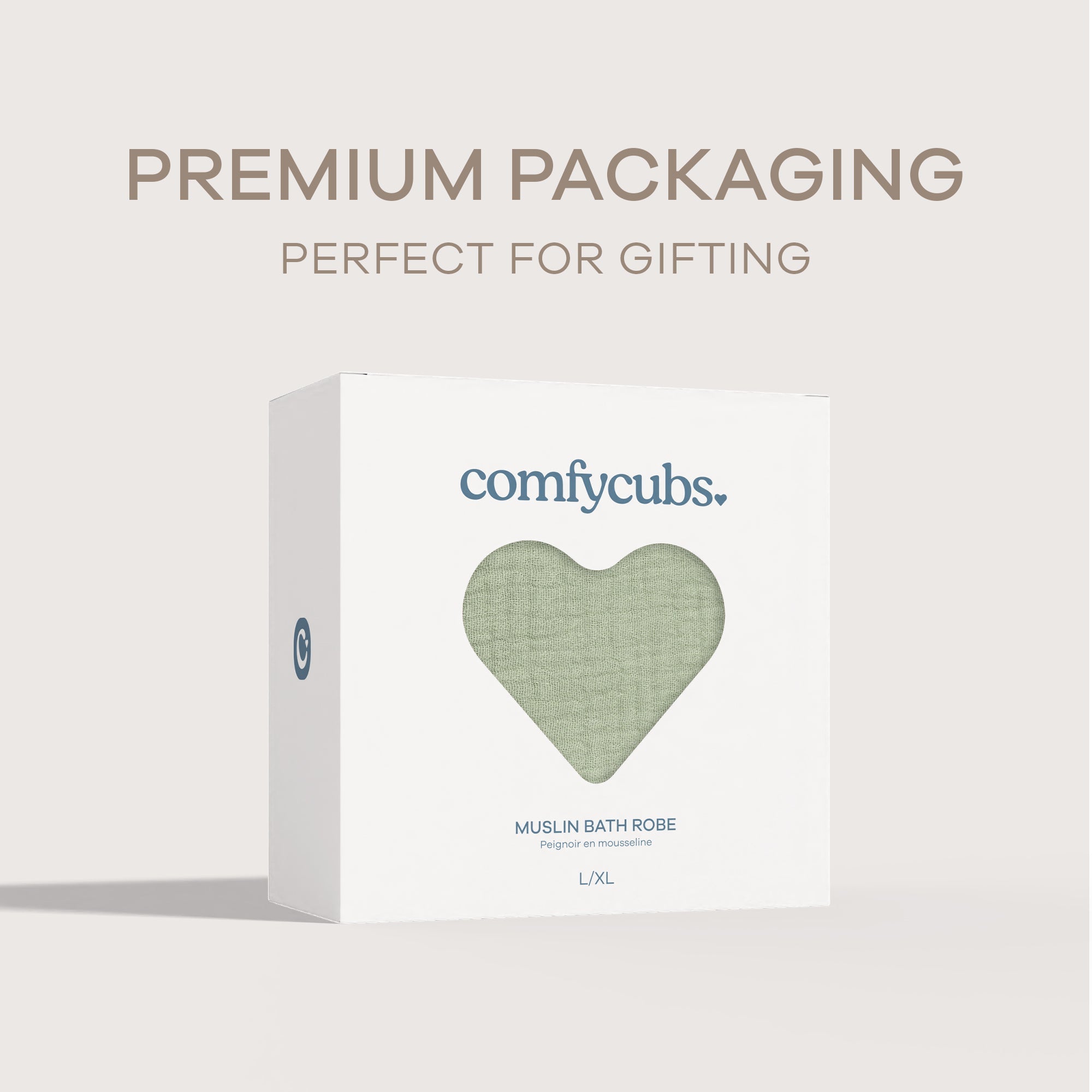 Muslin Bathrobe in Sage