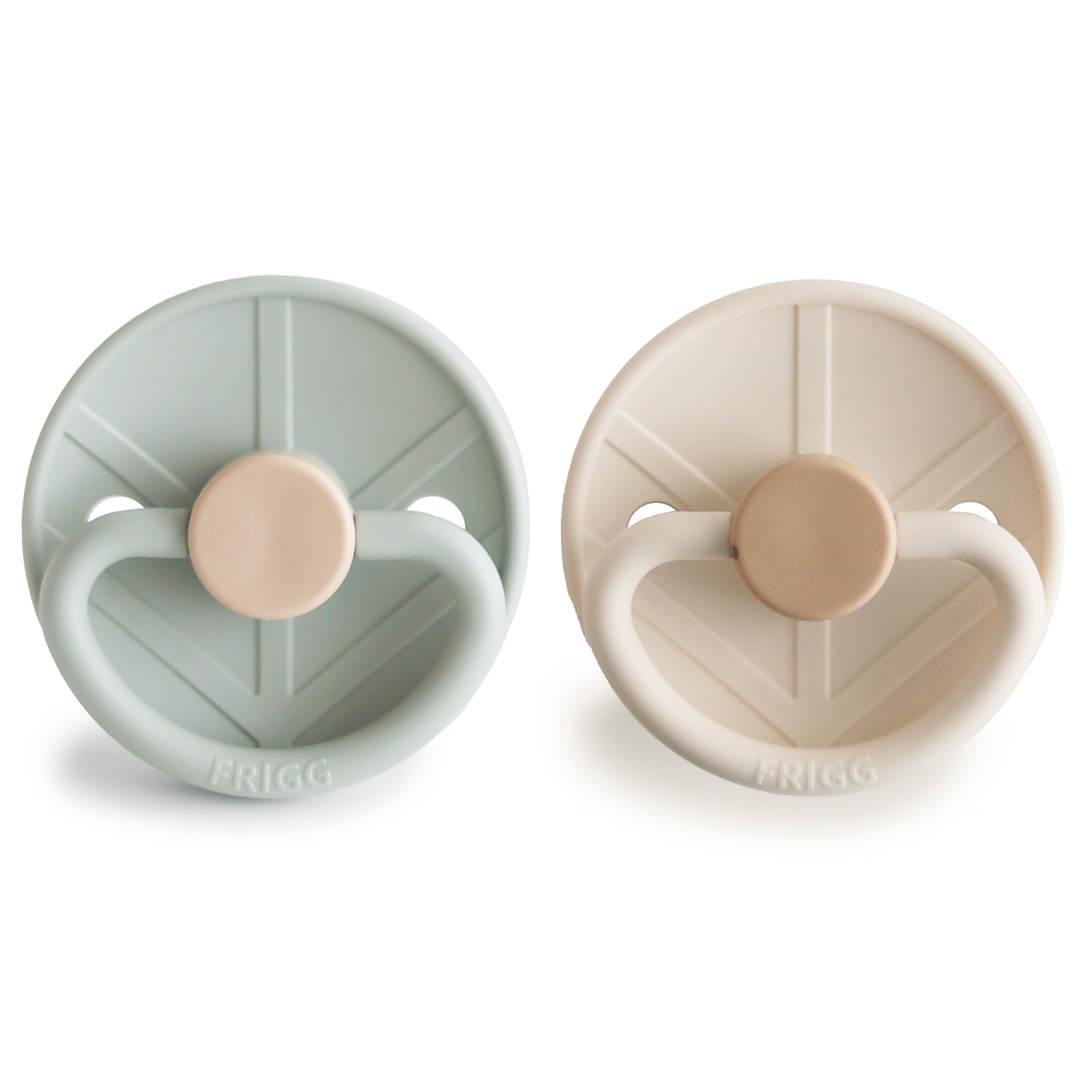 FRIGG Little Viking Silicone 2-Pack Pacifiers & Teethers Mushie