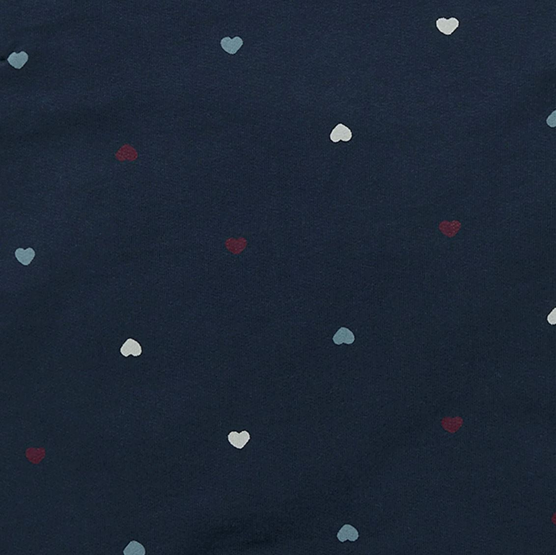 Hearts Kangaroo Pocket Jumpsuit