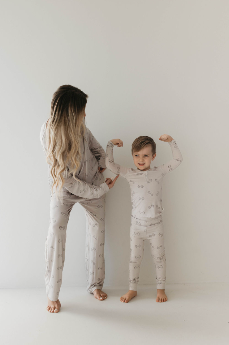 Adult Long Sleeve  Bamboo Pajamas  | Arm Day Clothing forever french baby