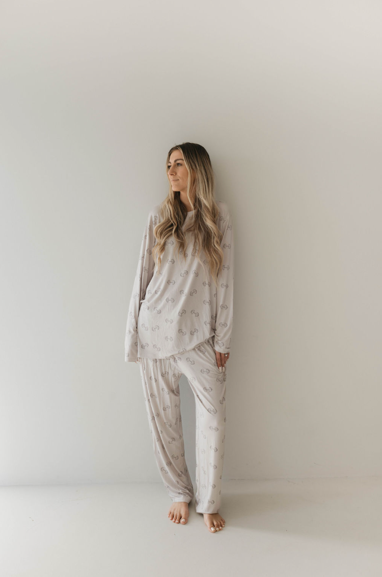 Adult Long Sleeve  Bamboo Pajamas  | Arm Day Clothing forever french baby