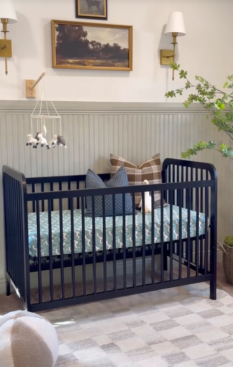 Crane Oh So Soft Muslin Crib Sheet Crib Sheet Bebe au Lait