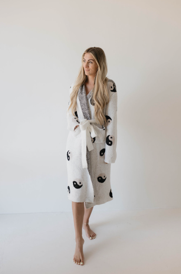 Adult Robe | Yin Yang robe forever french baby