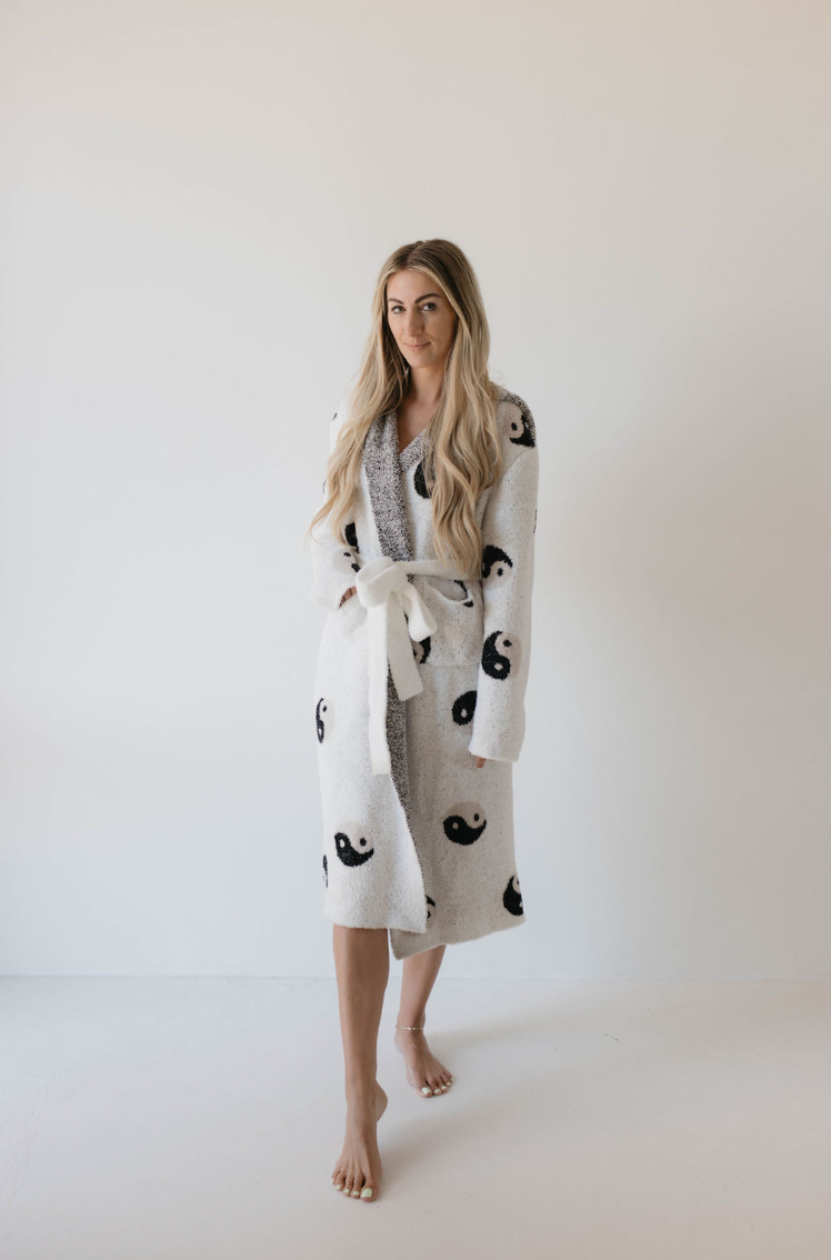 Adult Robe | Yin Yang robe forever french baby