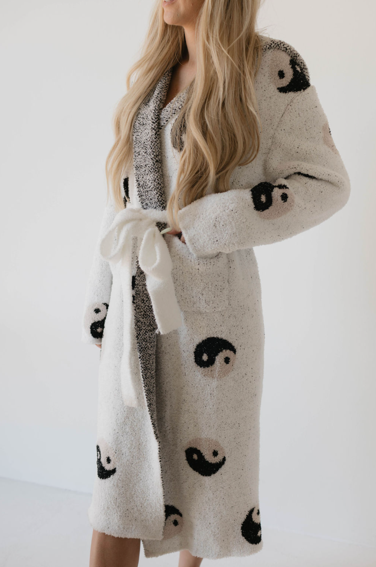 Adult Robe | Yin Yang robe forever french baby Small / Medium