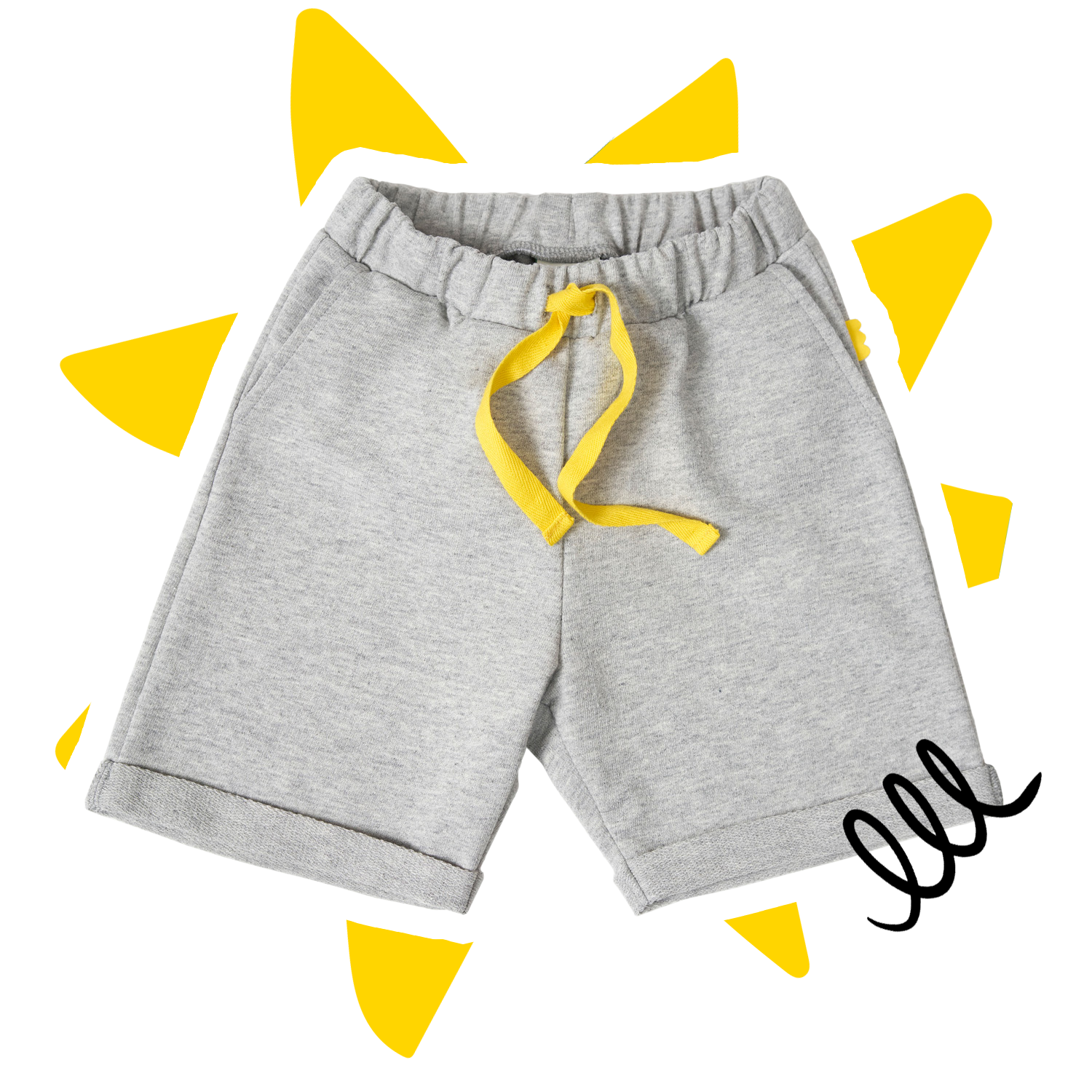 Grey Shorts - Grey