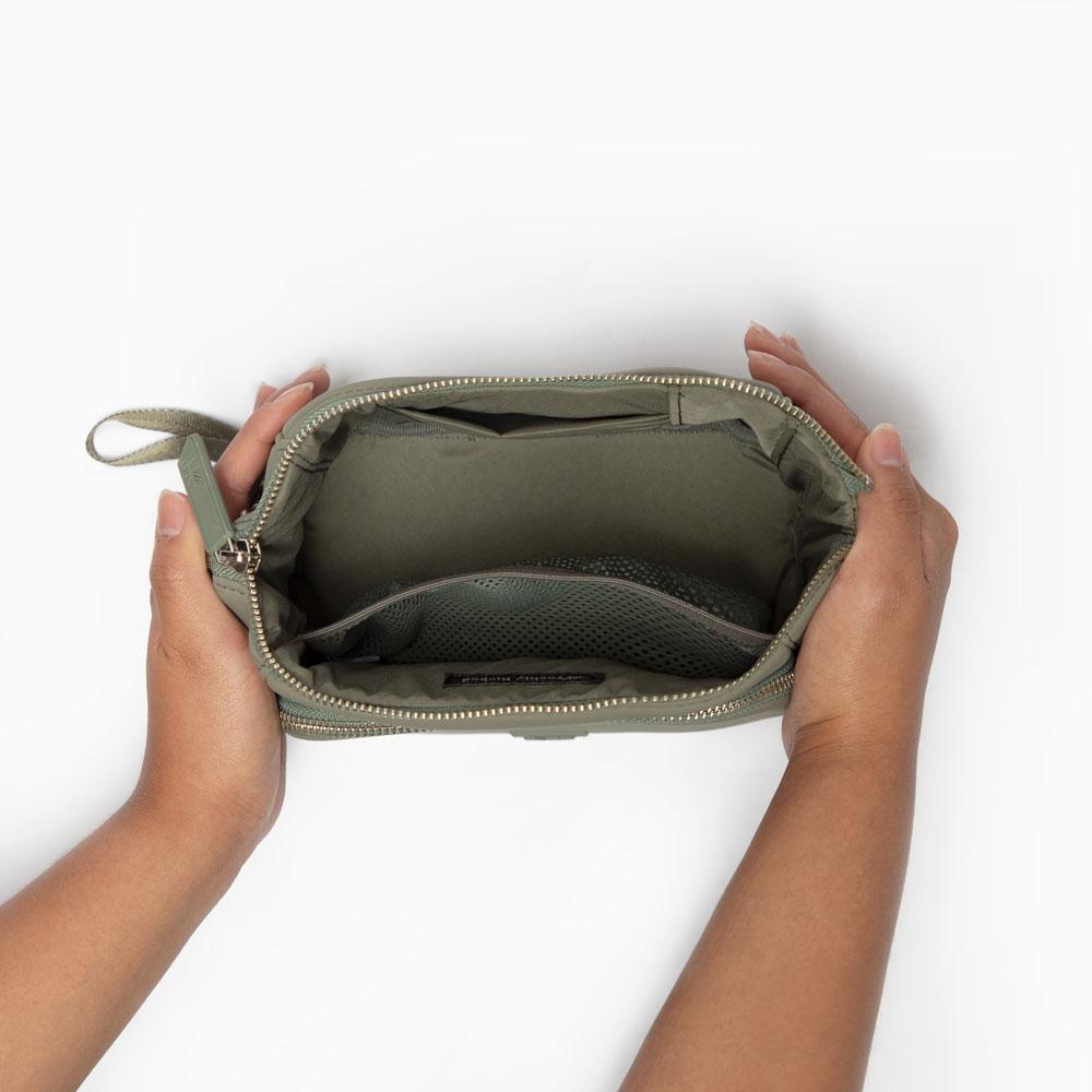 Sage Seoul Neoprene Zip Pouch