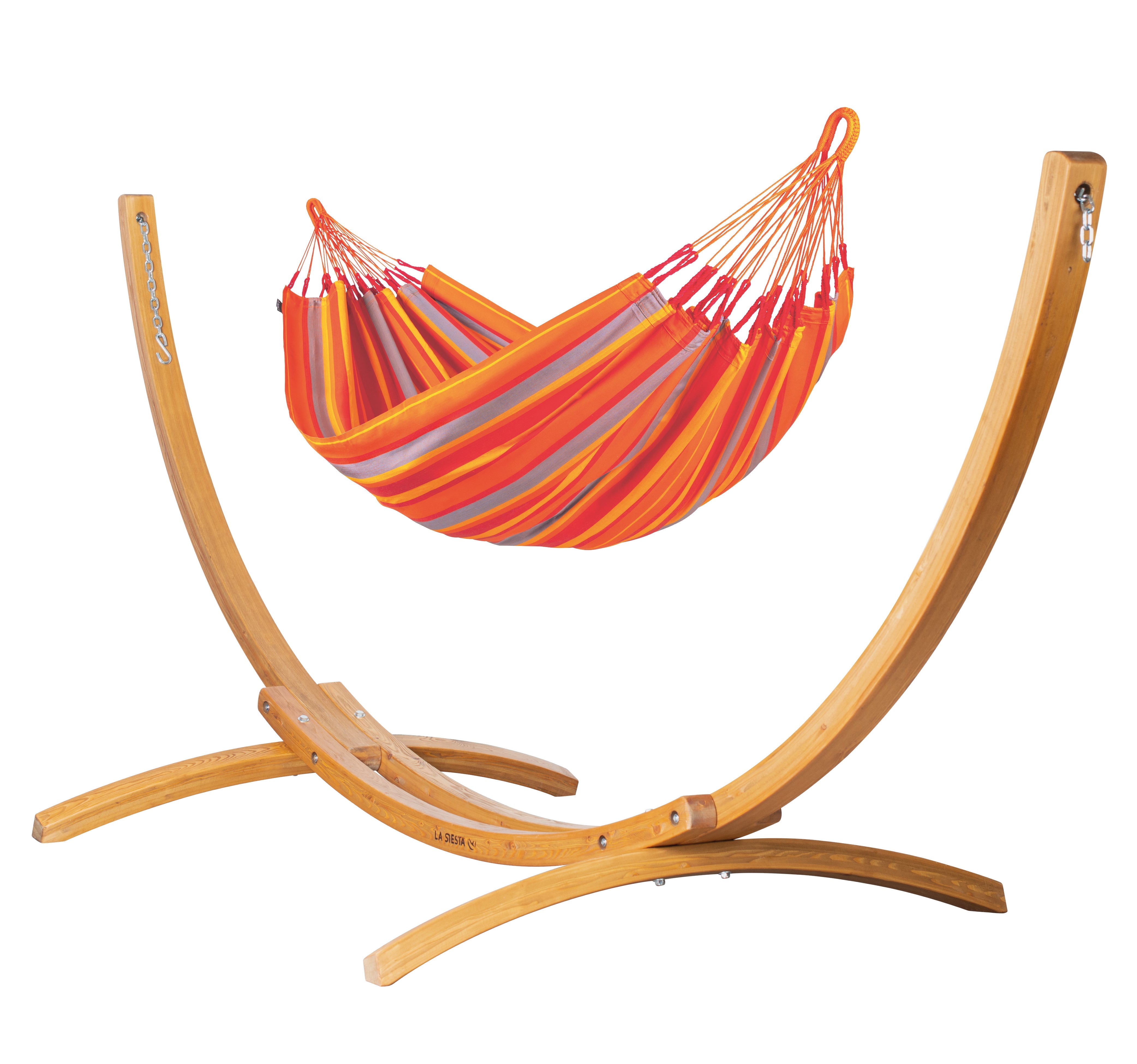 Elipso Outdoor Toucan - Weather-Resistant Kingsize Hammock with FSC® certified Larch Stand