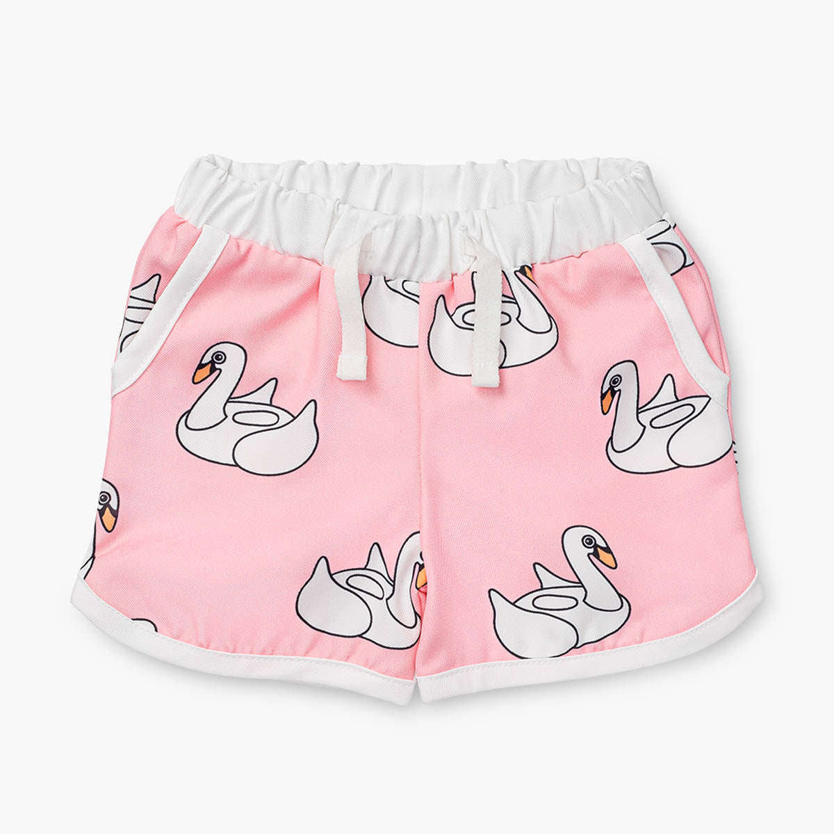 Pocket Swim Trunks - Swan Floatie