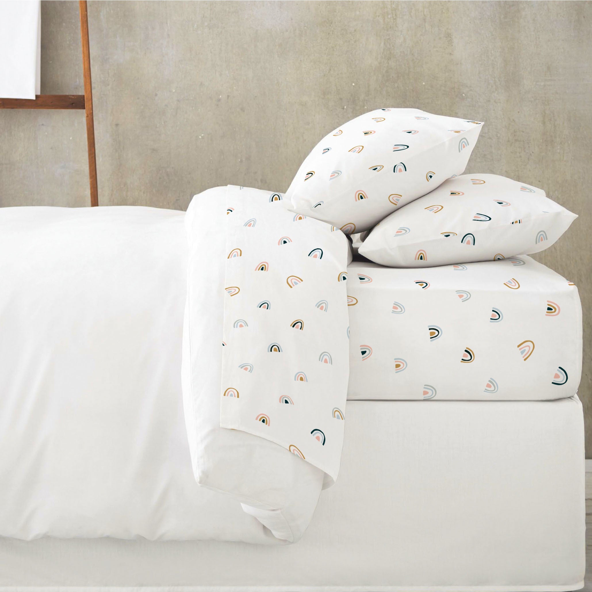 Organic Cotton Sheet Set - Rainbow