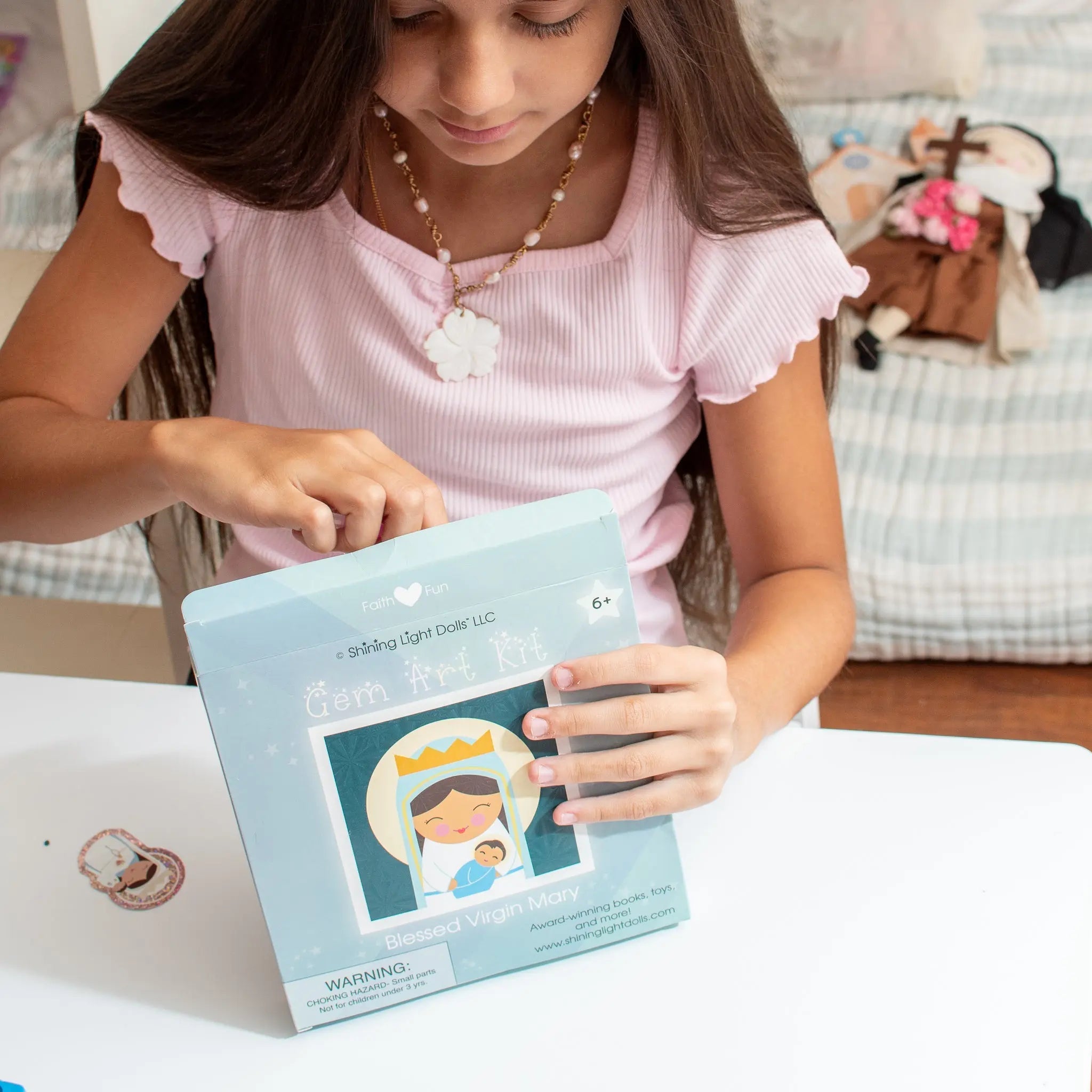 Gem Art Craft Kit Blessed Virgin Mary