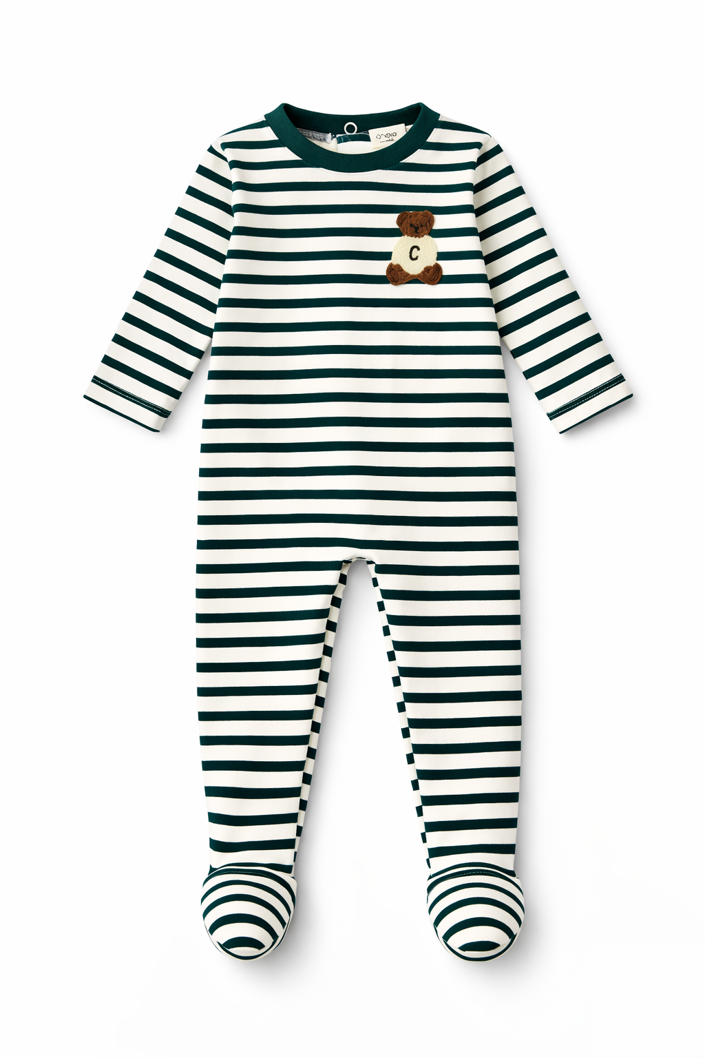 Teddy Lounge Footie - Green