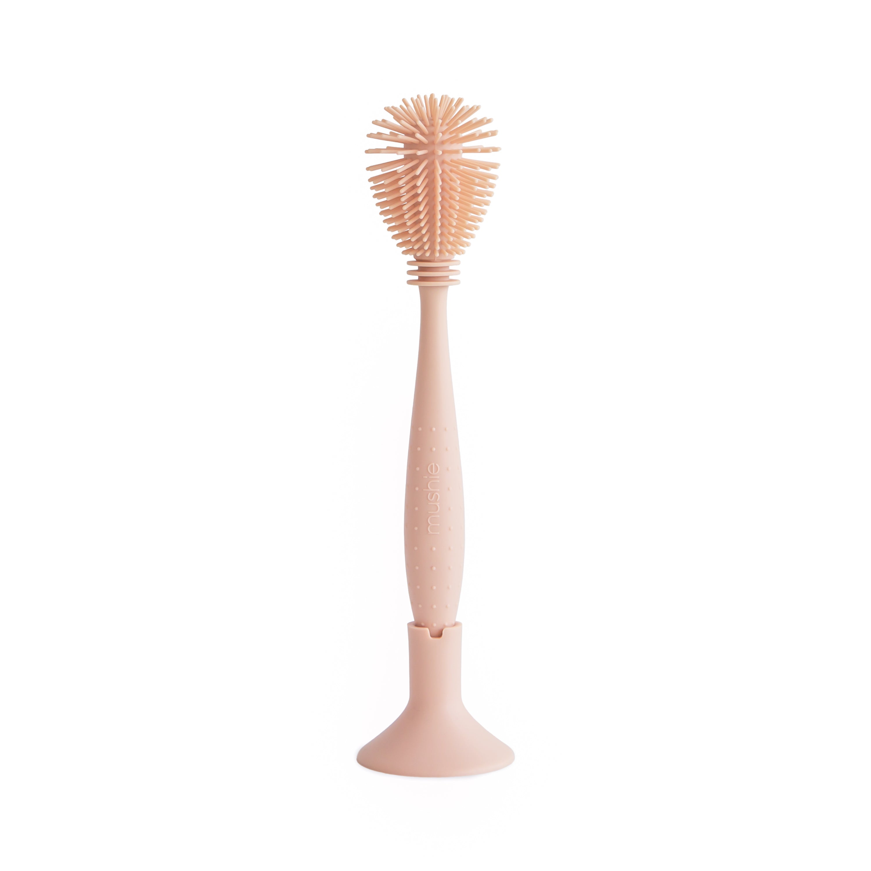 Silicone Baby Bottle Brush Silicone Baby Bottle Brush Mushie Blush