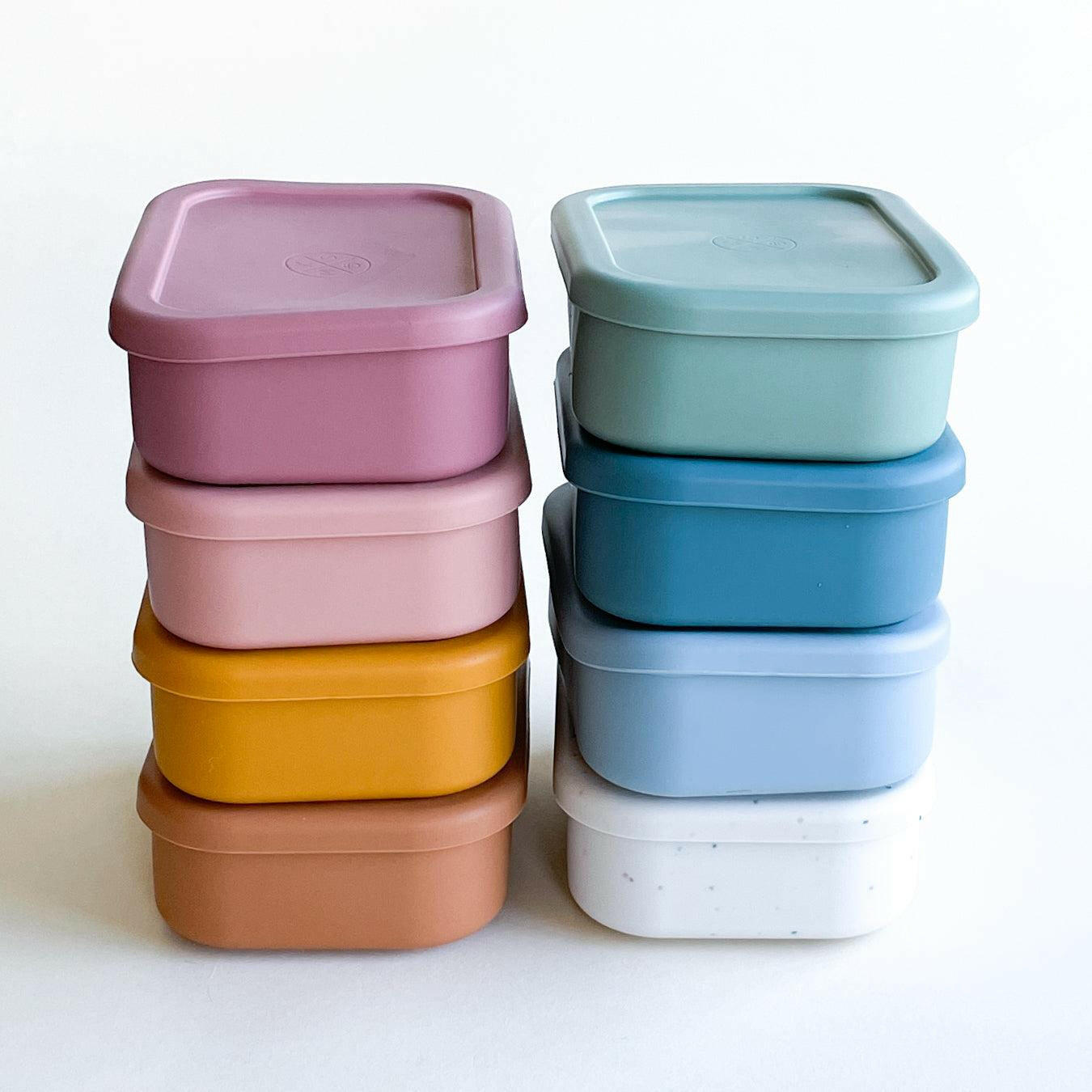 Silicone Bento Lunch & Snack Box for kids & adults Nude Pink Lunch Boxes & Totes MKS Miminoo