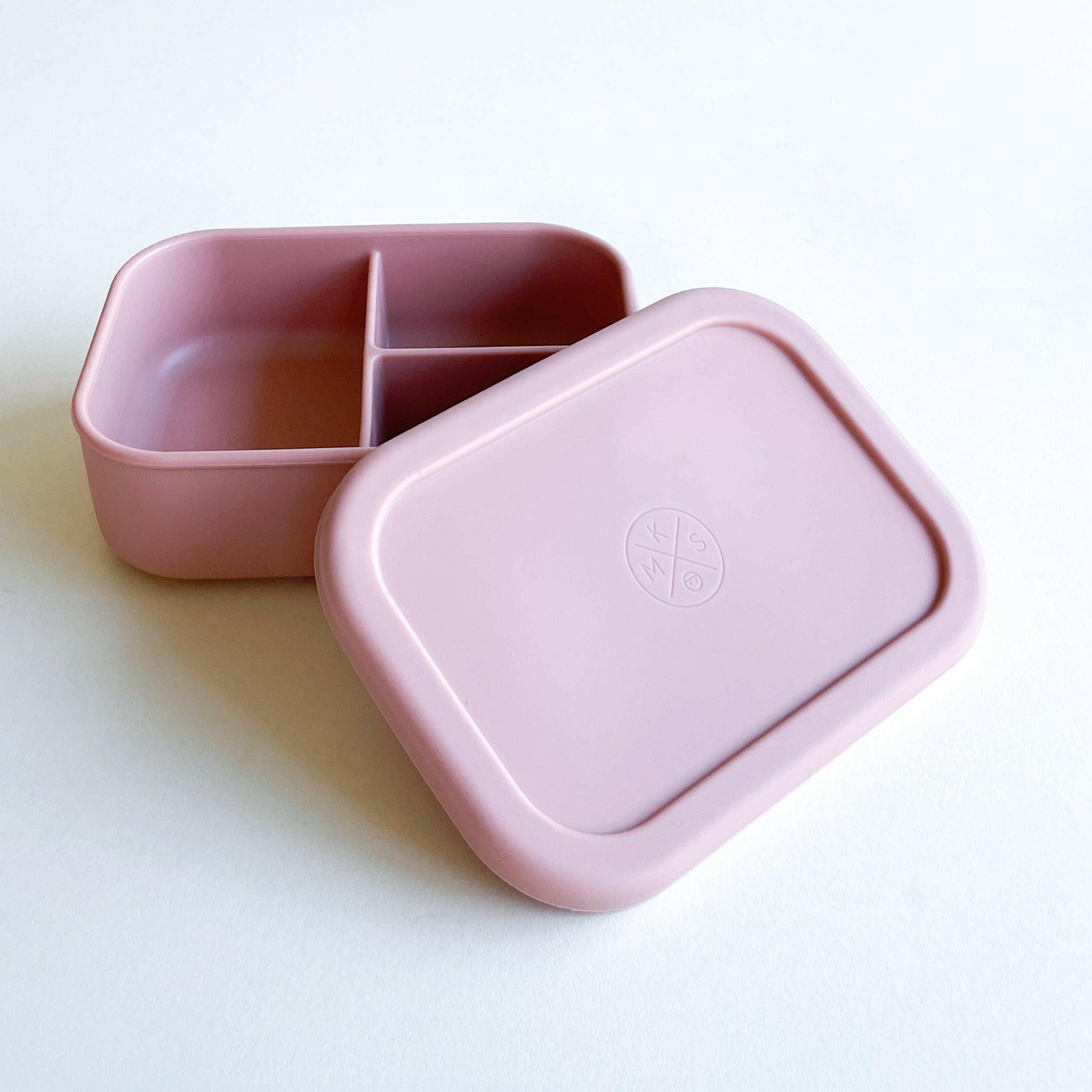 Silicone Bento Lunch & Snack Box for kids & adults Nude Pink Lunch Boxes & Totes MKS Miminoo
