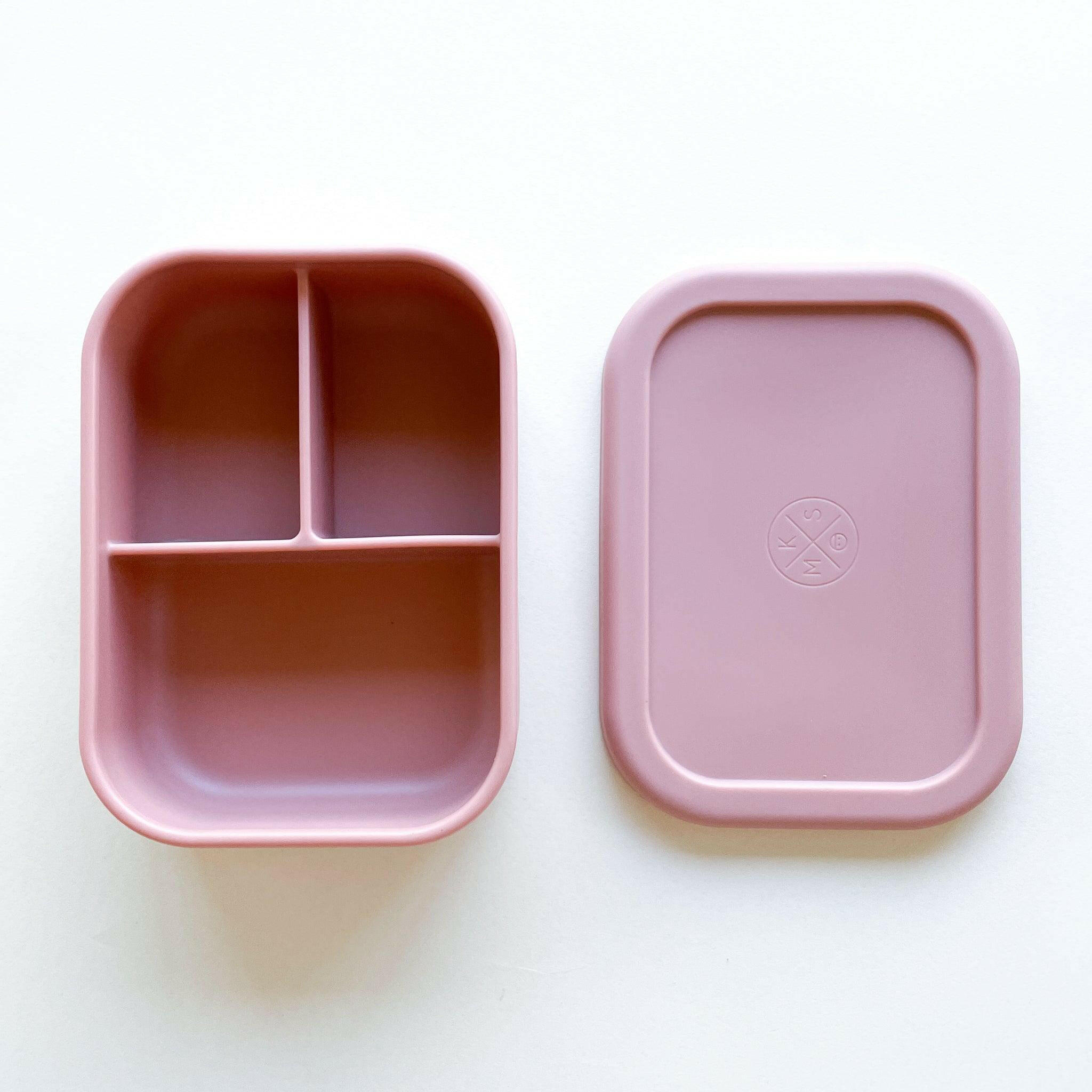Silicone Bento Lunch & Snack Box for kids & adults Nude Pink Lunch Boxes & Totes MKS Miminoo