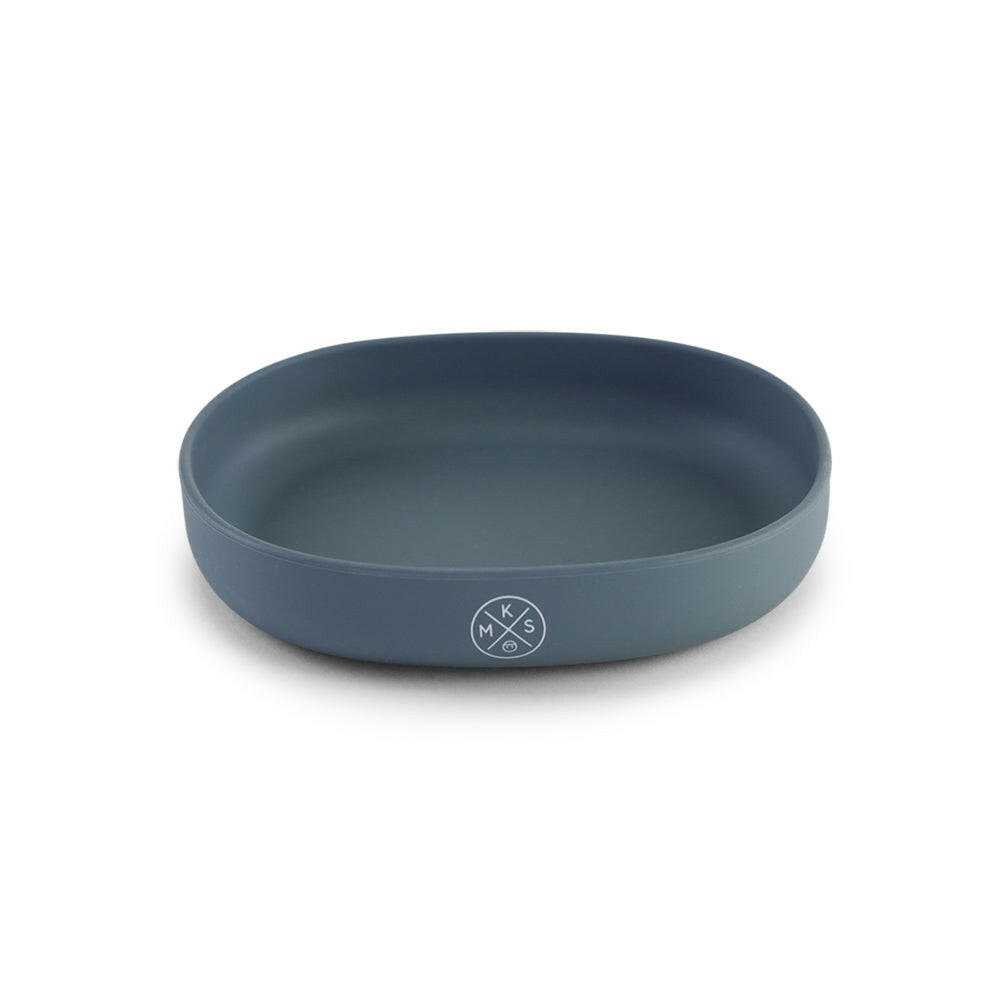 Silicone Kids Plate PLATE MKS Miminoo Charcoal