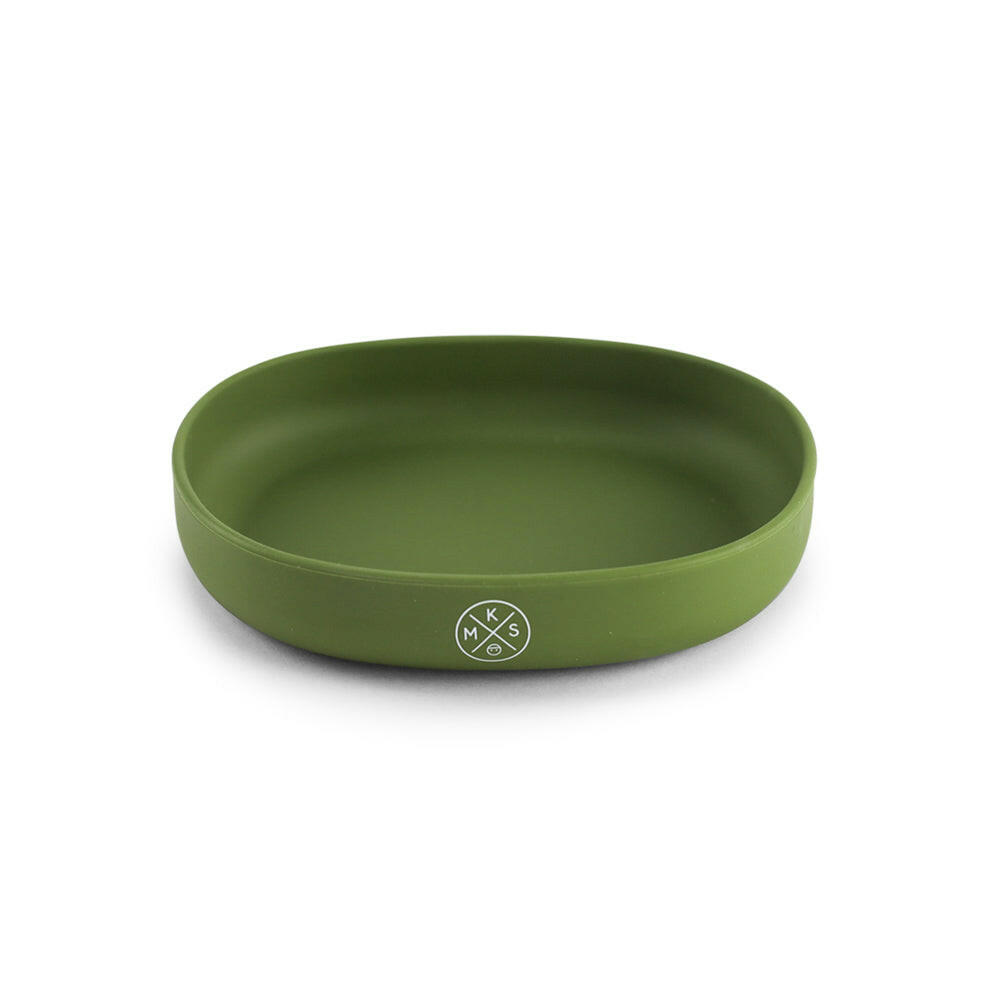 Silicone Kids Plate PLATE MKS Miminoo Army Green