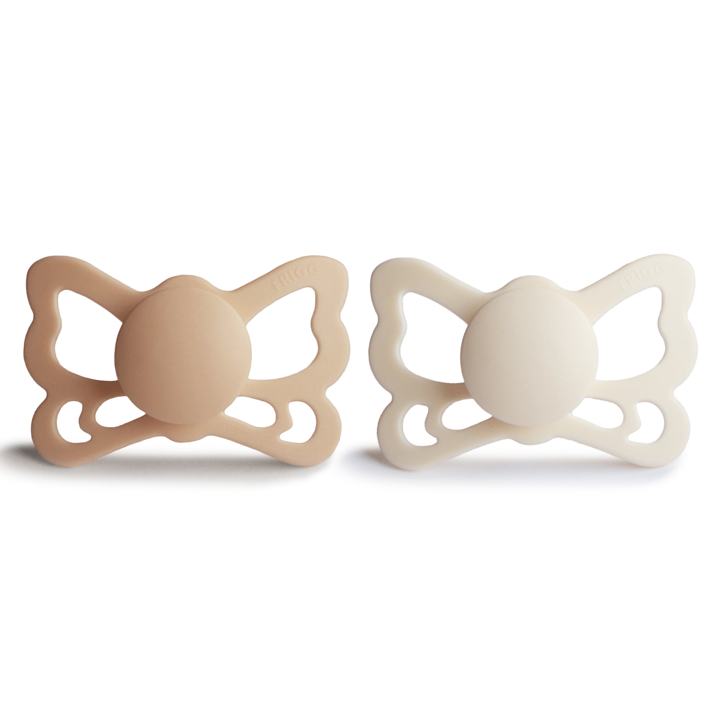 FRIGG Butterfly Anatomical Silicone Pacifier 2-Pack (6-18 Months) SILICONE FRIGG PACIFIERS Mushie