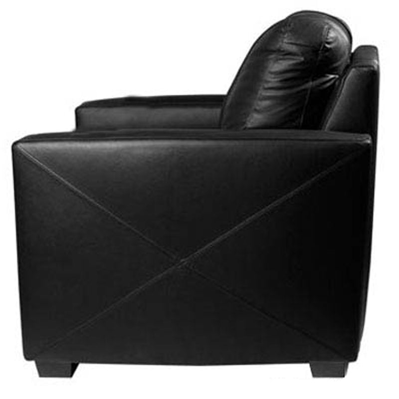 Silver Club Chair with Houston Rockets Team Commemorative Logo