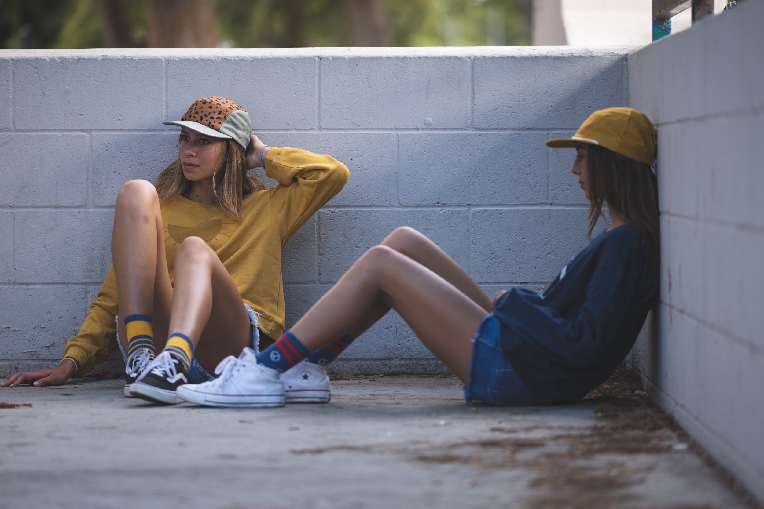 Five-Panel Hat - Green/Cheetah