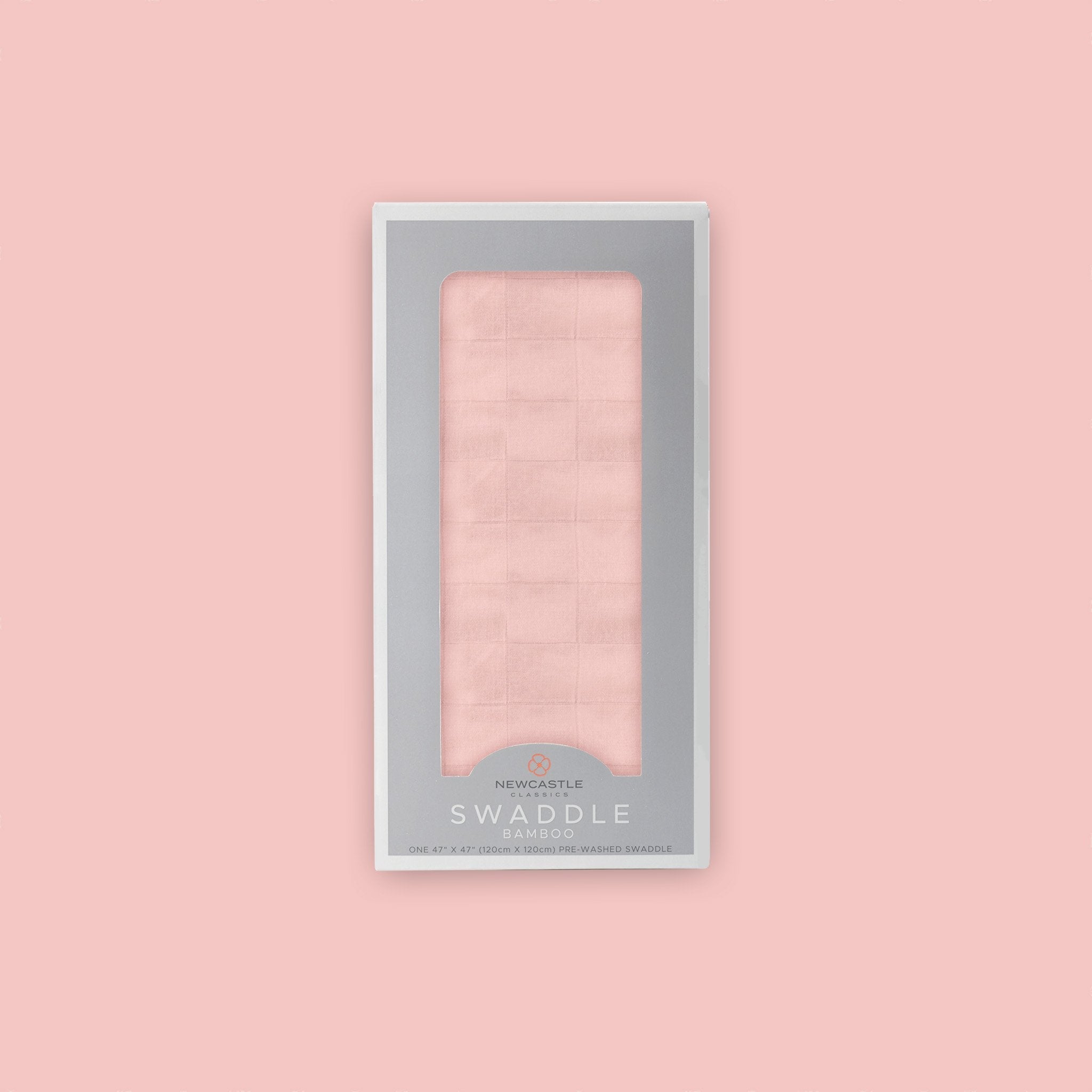 Pink Rose Bamboo Swaddle