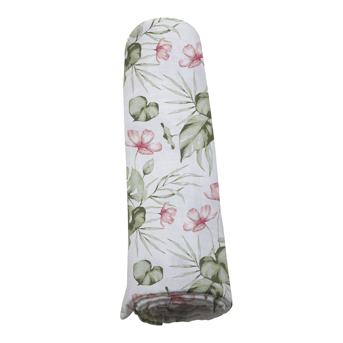 Silver Pink Orchid Swaddle