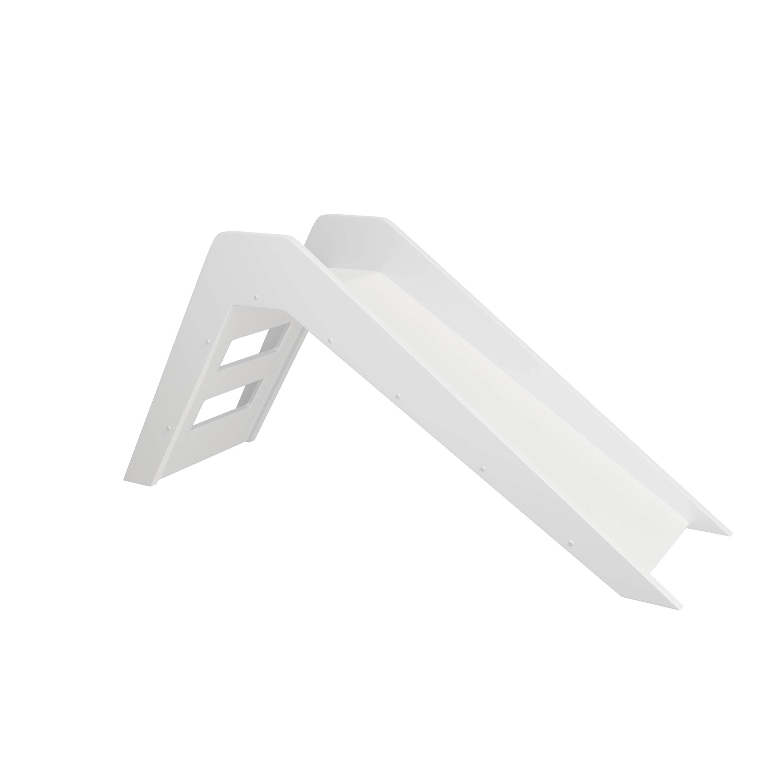 Modern White Indoor Slide Slide Little Big Playroom