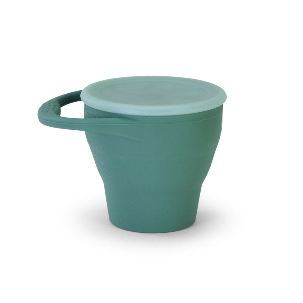 Collapsible Silicone Snack Cup - Duck Green SNACK CUP MKS Miminoo