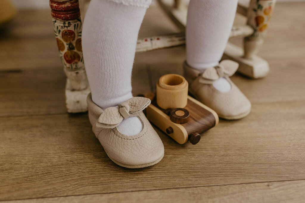 Latte & Flax BELLA JANES Shoes Baby and Toddler Baby Shoes Starry Knight Design