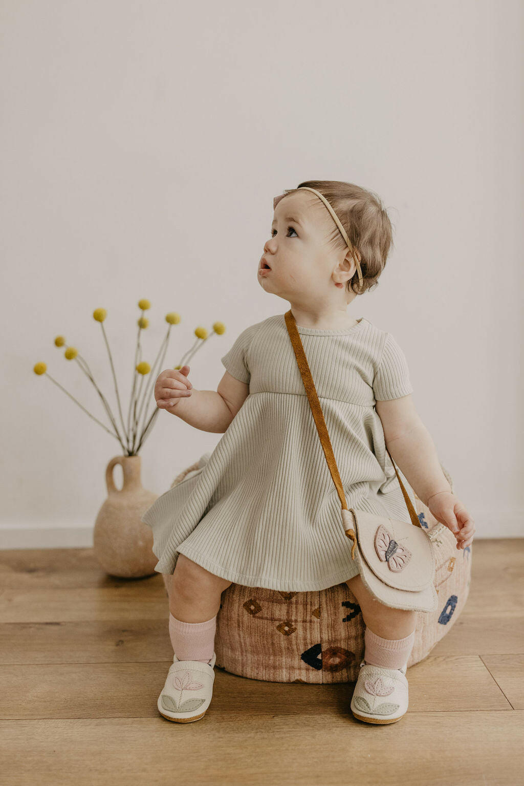 Tulip on Milk Leather Shoes Moccs Baby and Toddler Baby Shoes Starry Knight Design