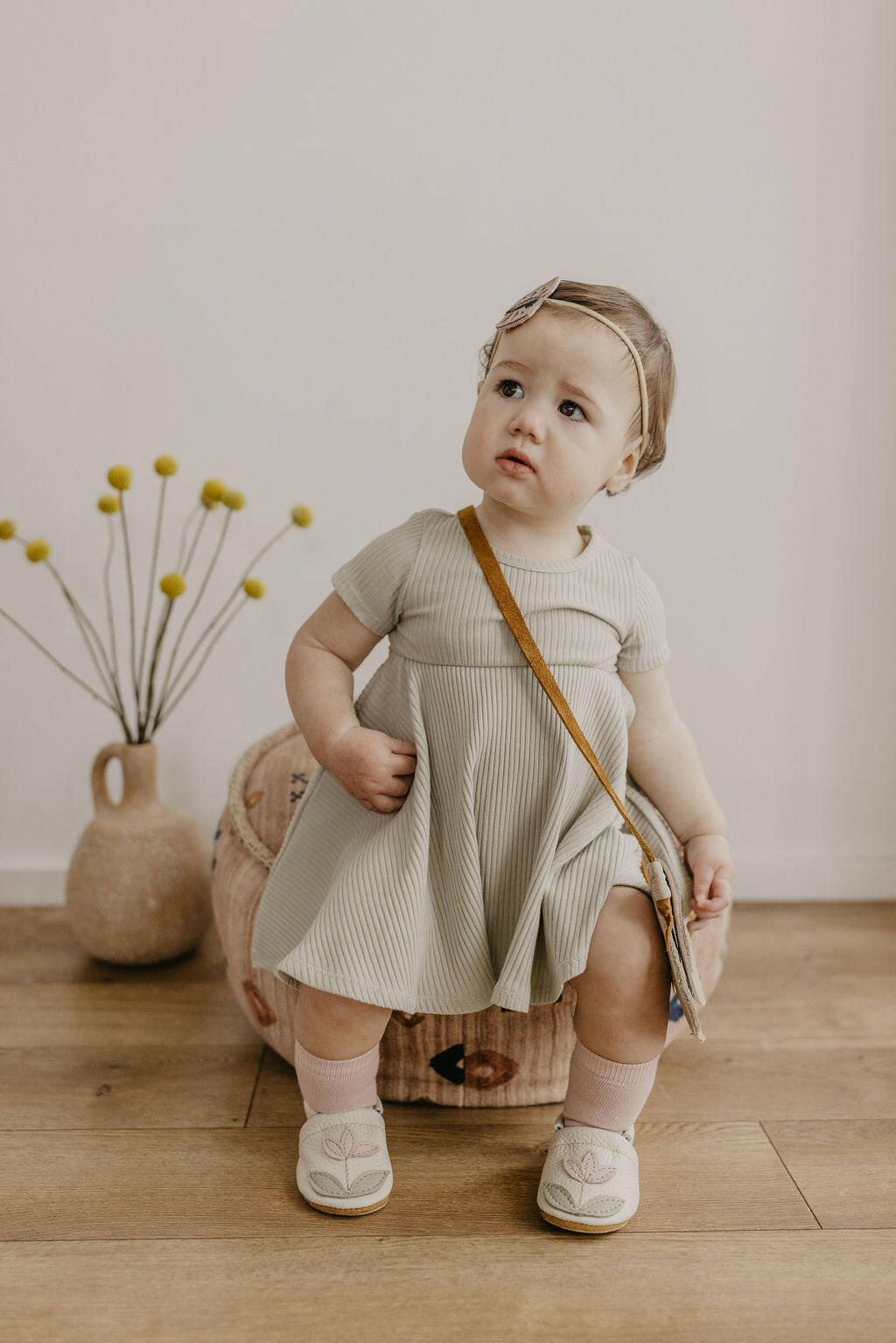 Tulip on Milk Leather Shoes Moccs Baby and Toddler Baby Shoes Starry Knight Design