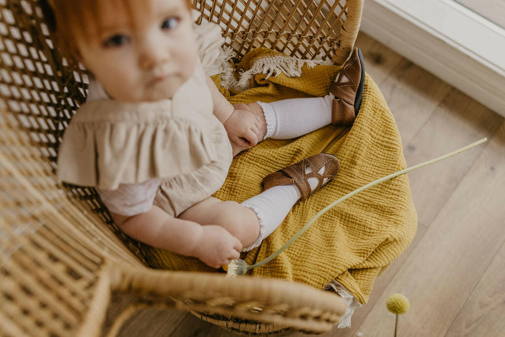 Sepia & Sable SUNRISE Shoes Baby and Toddler Baby Shoes Starry Knight Design