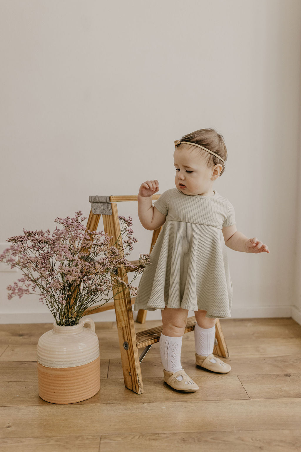 Flax T-strap Shoes Baby and Toddler Baby Shoes Starry Knight Design