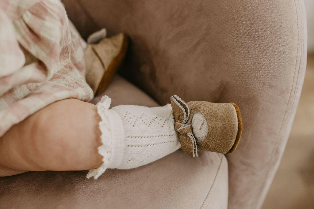 Latte BELLA JANES Shoes Baby and Toddler Baby Shoes Starry Knight Design