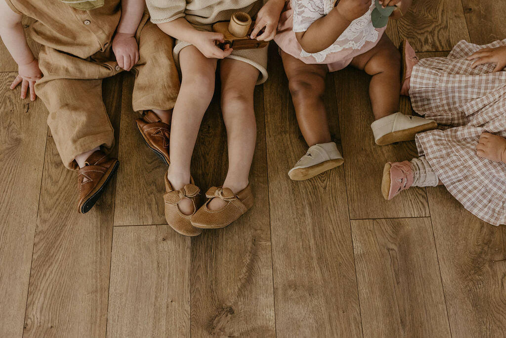 Cream RAINEY JANES Shoes Baby and Toddler Baby Shoes Starry Knight Design