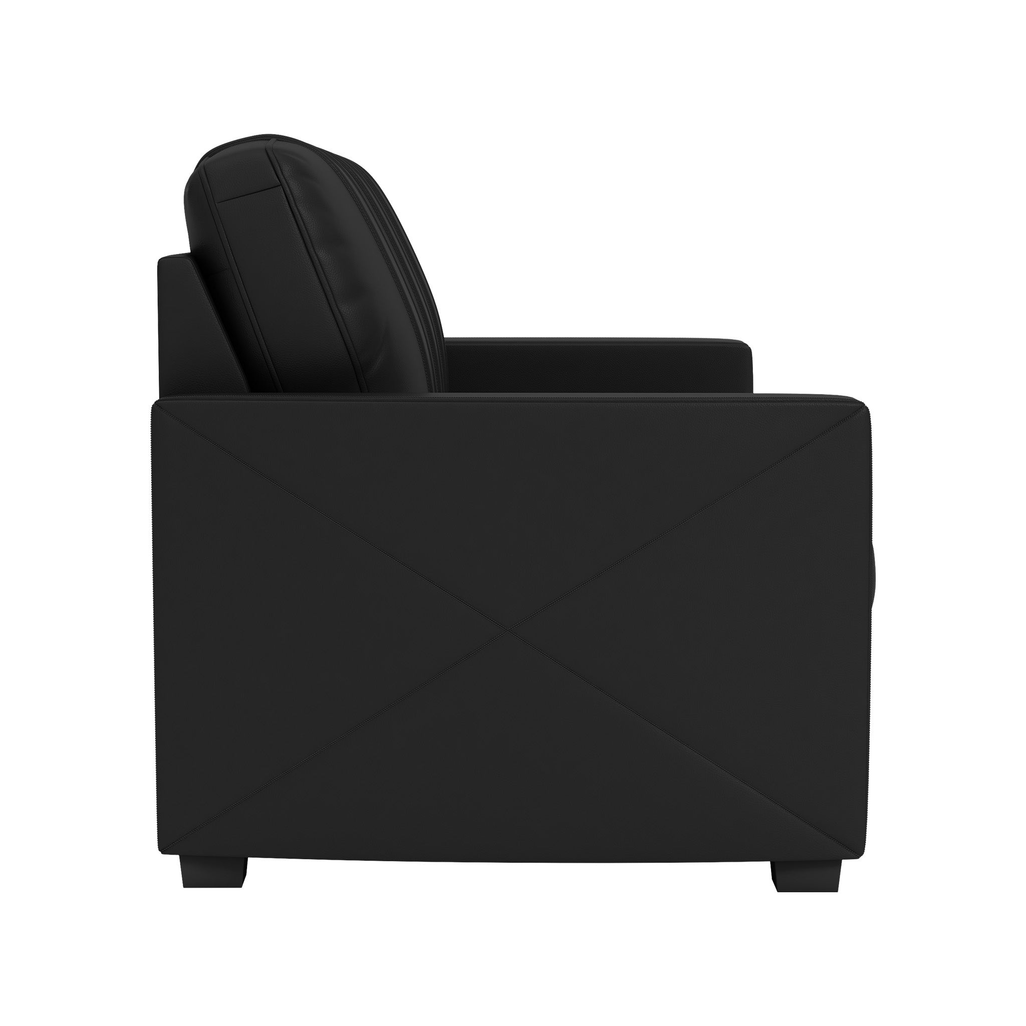 Silver Sofa with Denver Nuggets 2023 Championship Logo