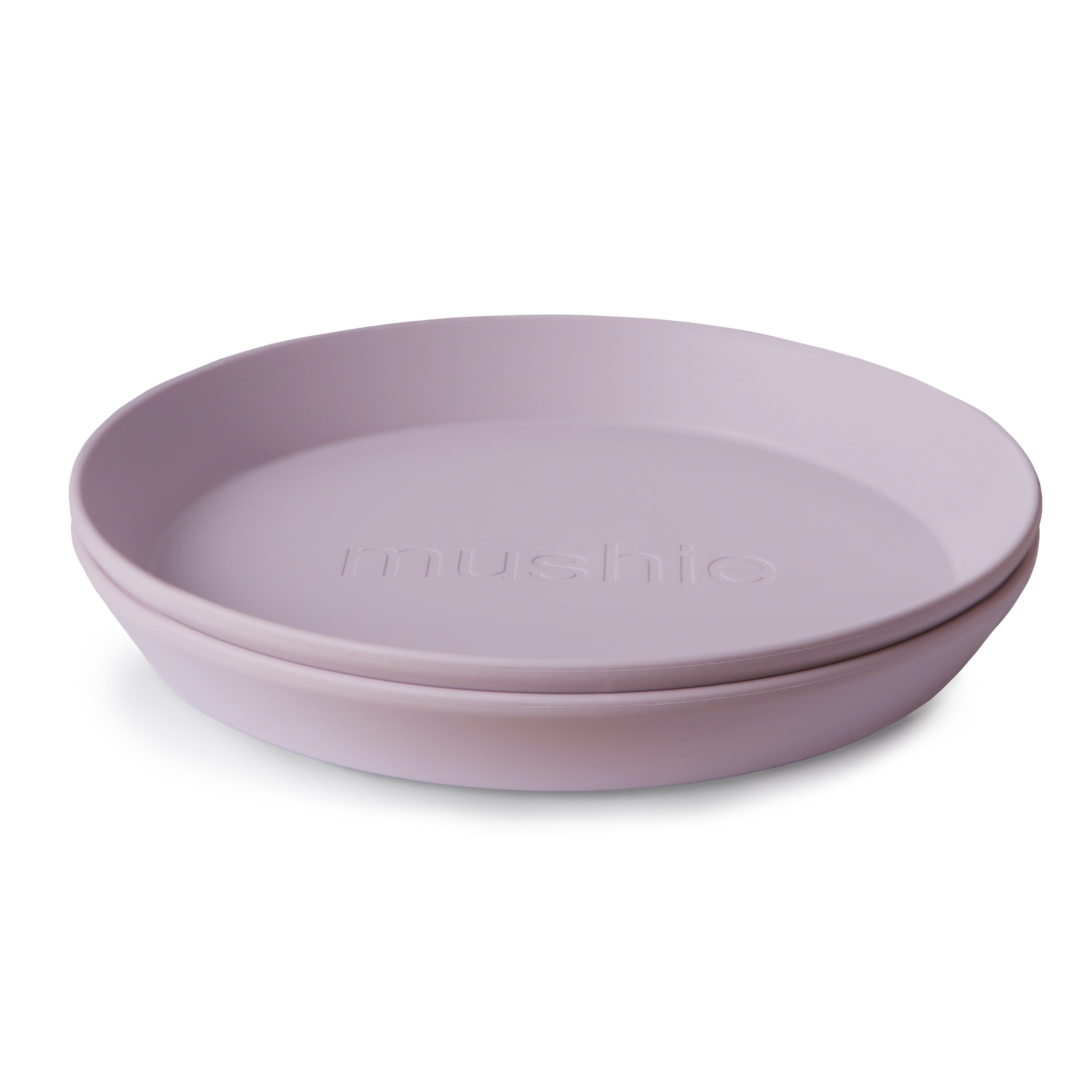 Round Dinnerware Plates, Set of 2 Dinnerware Mushie